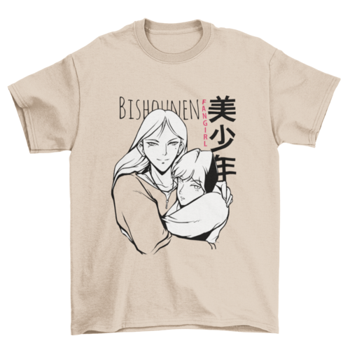 Bishounen fangirl t-shirt